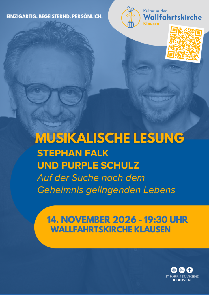 Jahresplakat – Kultur in der Wallfahrtskirche 2026