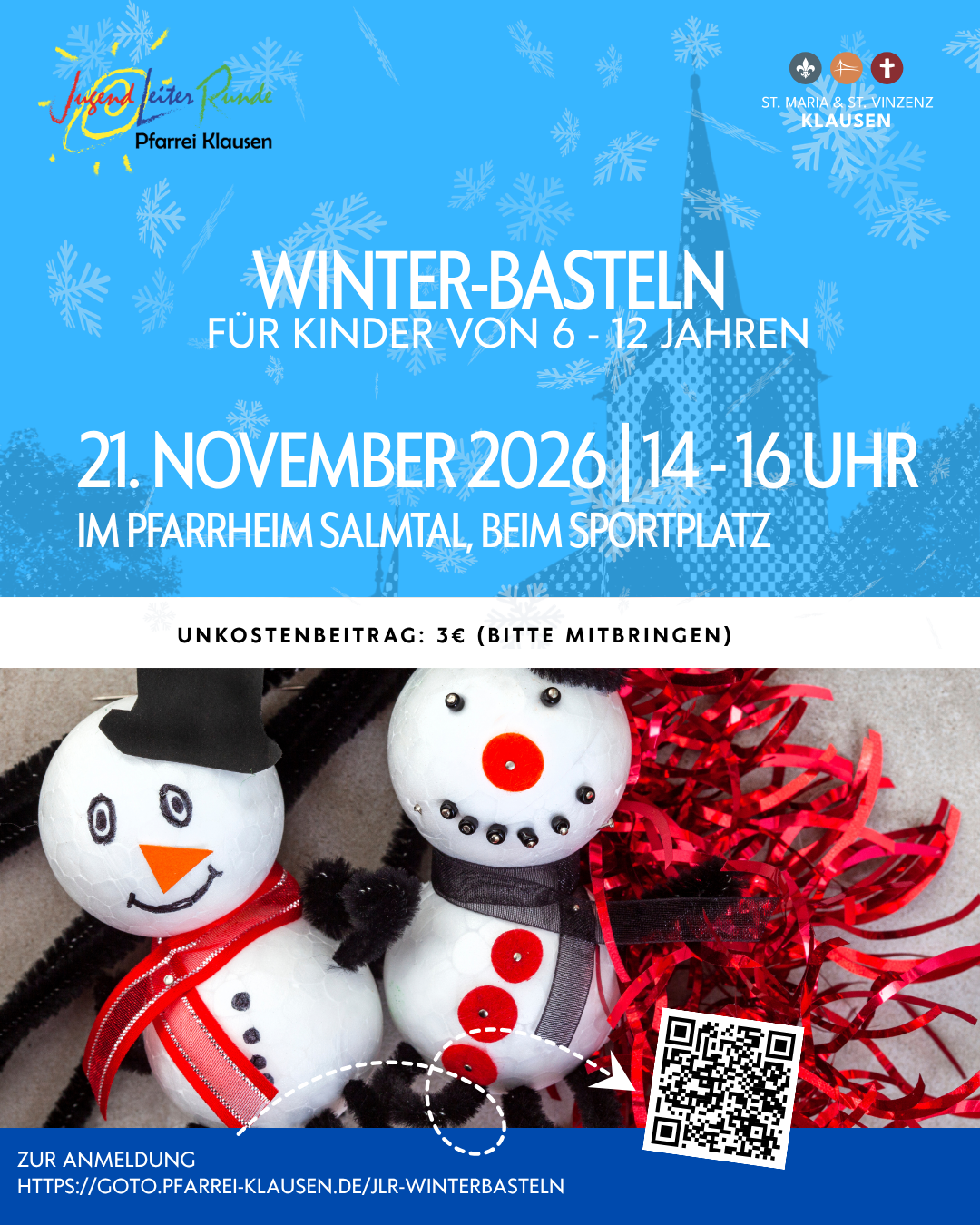 Winterbasteln der JugendLeiterRunde in Salmtal